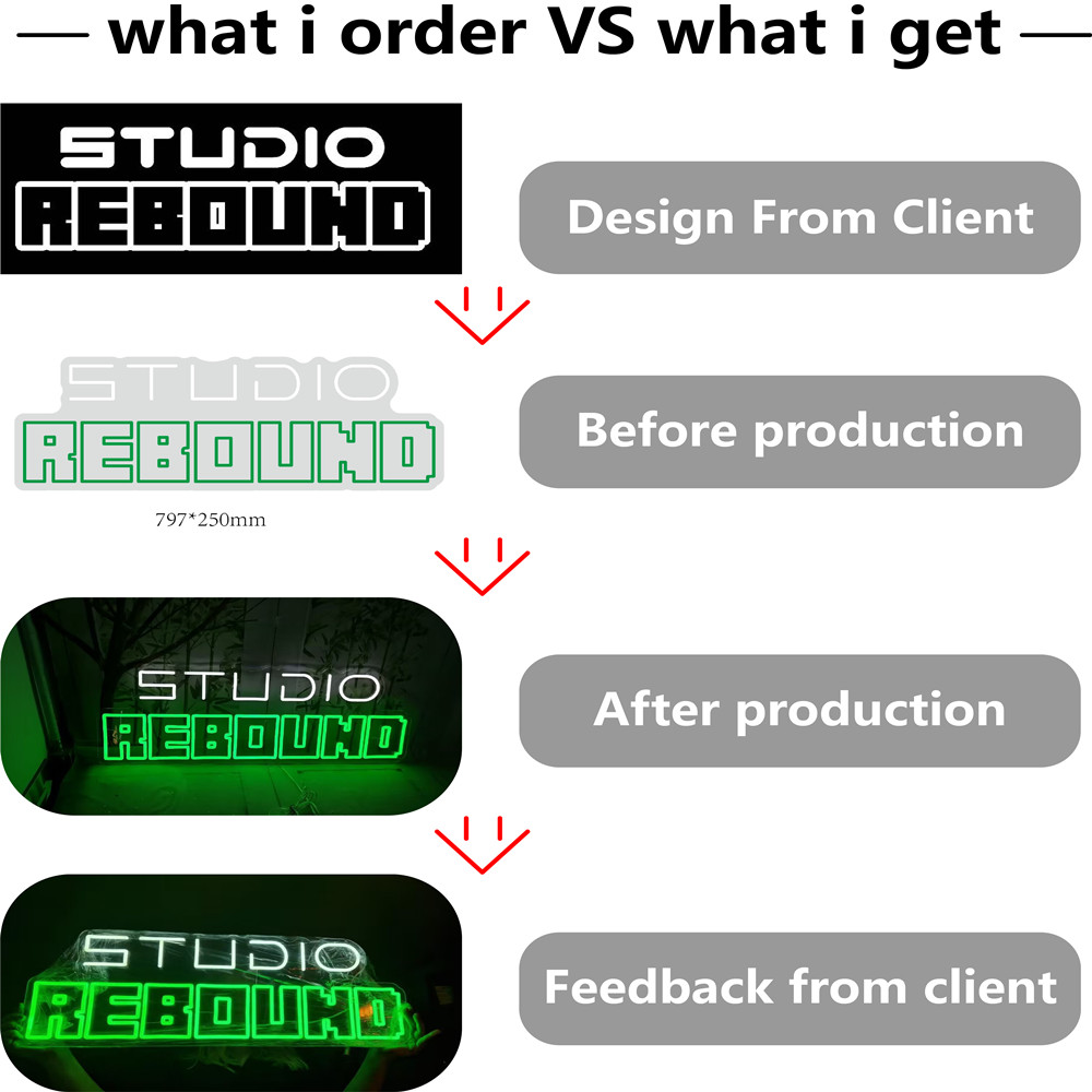 Personalized Design Neon Sign, - Home Improvement Logo ulasan dan harga