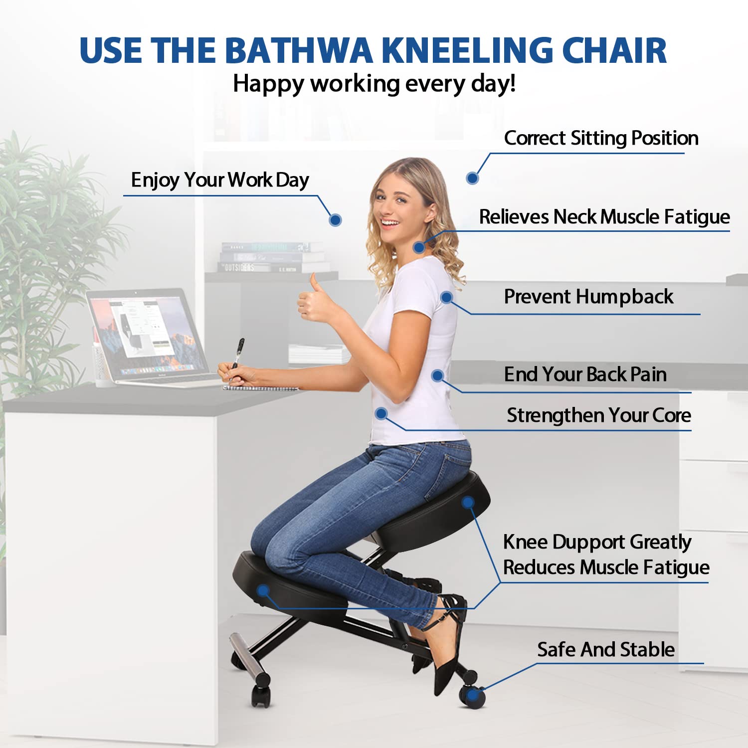 Kneeling Chair Ergonomic for O - Home Improvement Usa ulasan dan harga