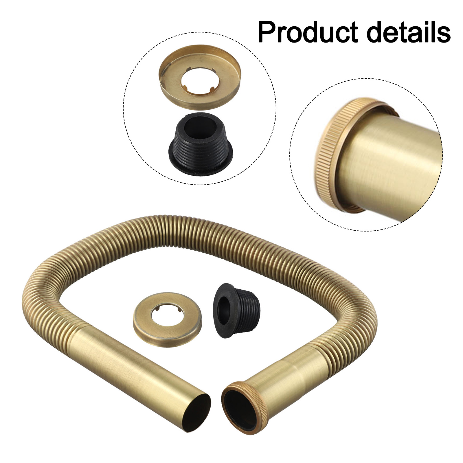 1pc Flexible Hose Brass Hose S - Home Improvement Usa ulasan dan harga