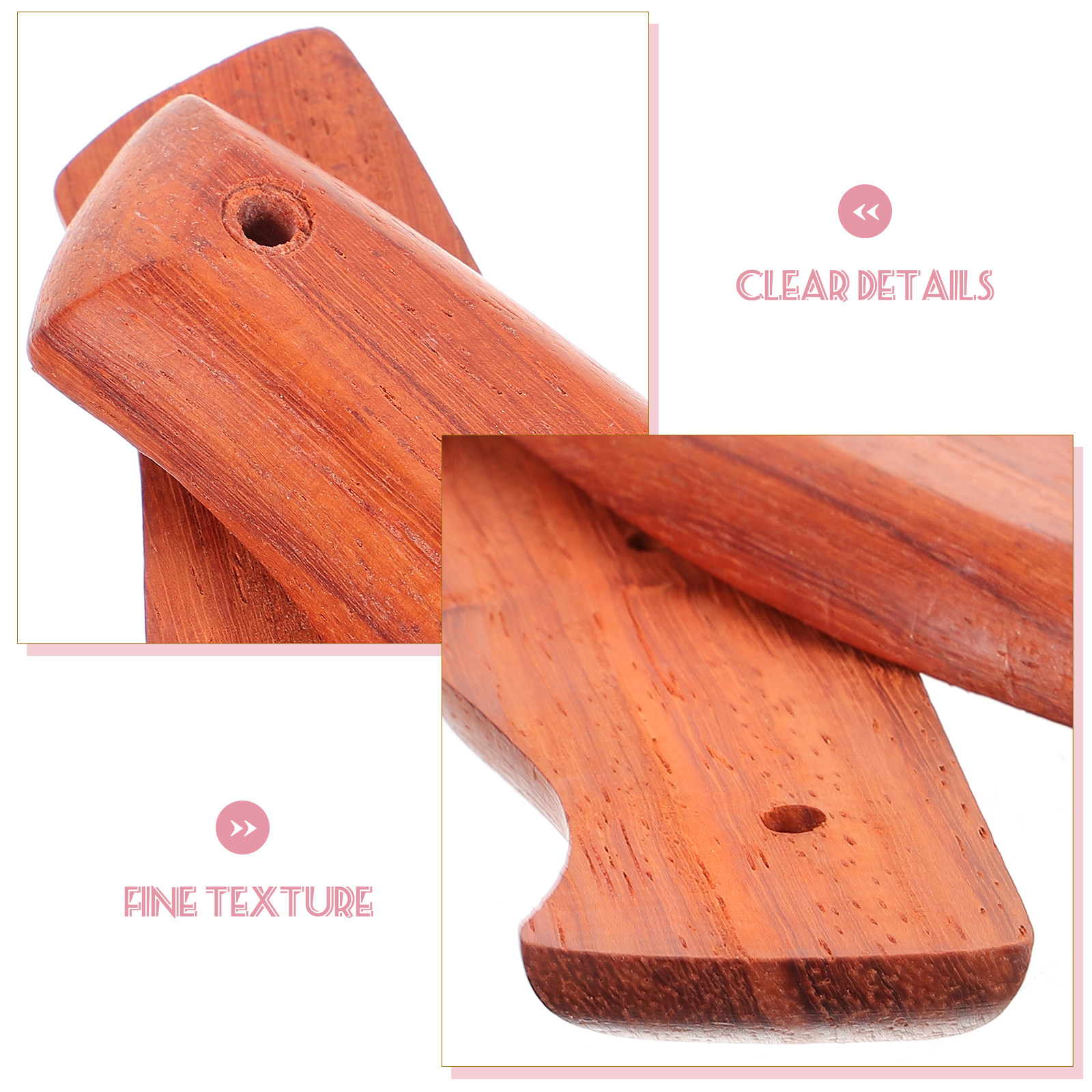 2Pcs Kitchen Knife Wooden Hand - Home Improvement Diy ulasan dan harga