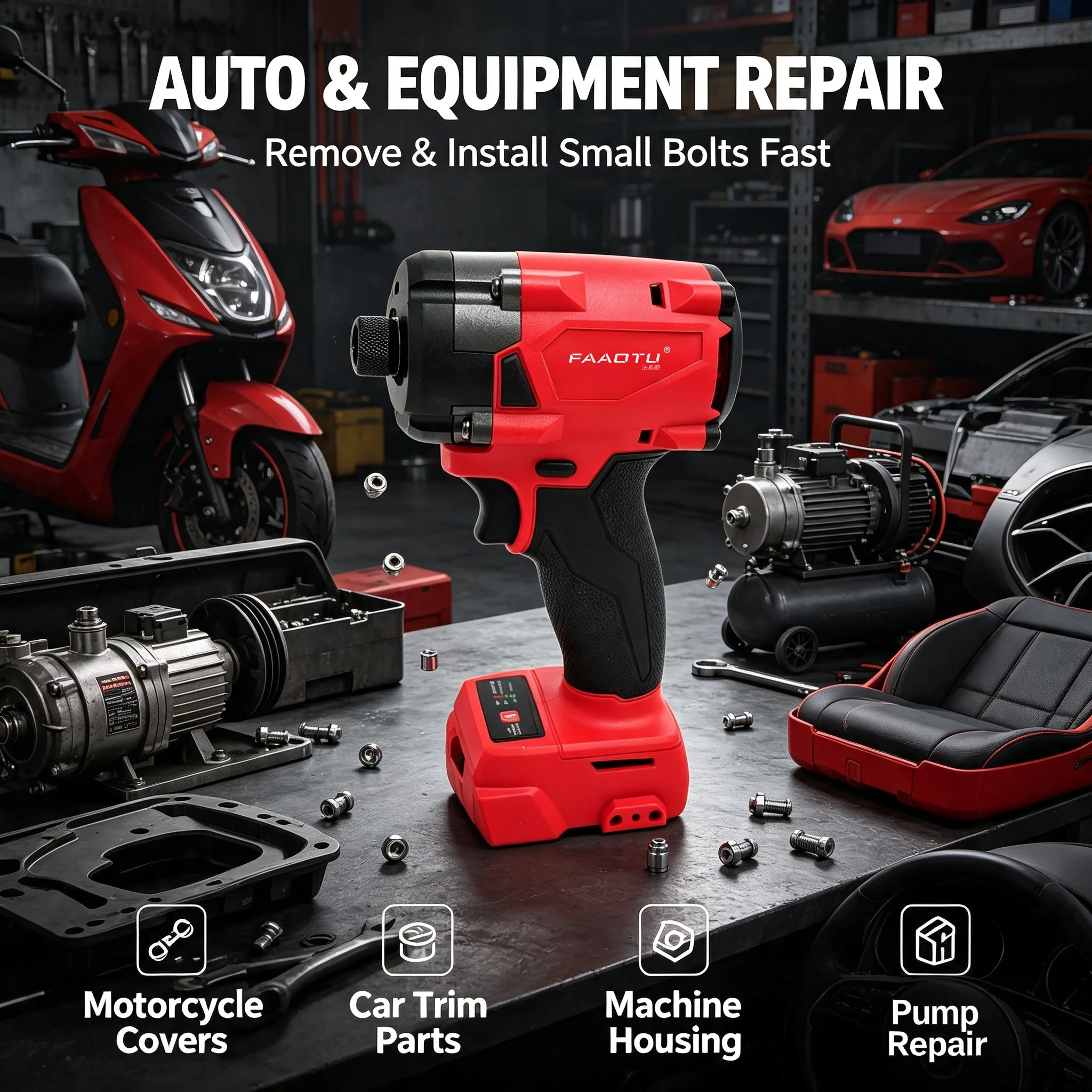 FAAOTU 18V Cordless Electric S - Home Improvement Usa ulasan dan harga